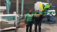 Ethiopia 1Ton/Hour Small Lentil Peeling Line Installation