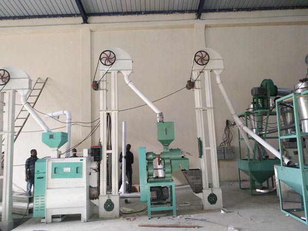 1T/Hour Maize Flour Milling Line Built in Mozambique