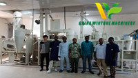 TSFZ-15T Integrated Corn Grits and Flour Machine Export to Nigeria