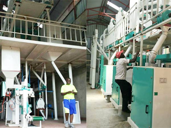 40T/Day Maize Milling Line Installed in Burundi