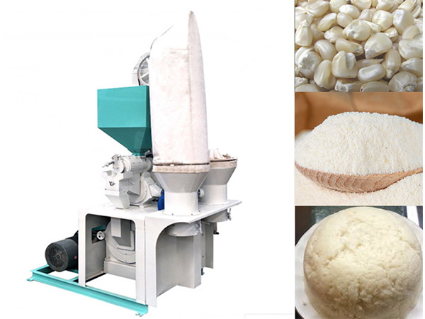 YTZF 28-40 Ugali Fufu Banku Unga Flour Grinding Machine in East Africa