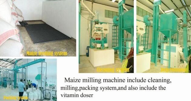 maize flour processing plant