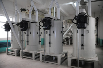 Maize milling plant or corn flour milling plant degerminator